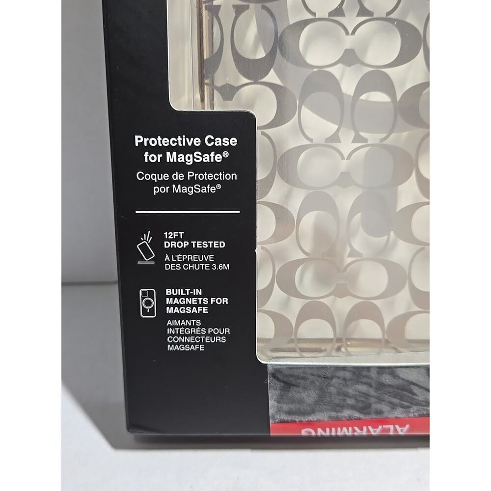 Coach iPhone Signature ProtectiveCase with MagSafe! iPhone16 retail:$78 - Picture 3 of 10